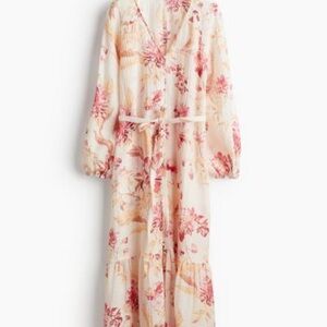 Tie-Belt Crepe Dress